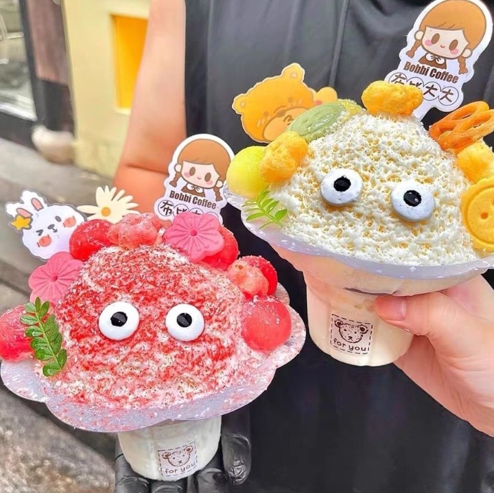 ถ้วยไอศครีม ของหวาน แพ็ค 100 ชิ้น (ไม่มีสติ๊กเกอร์แถม)