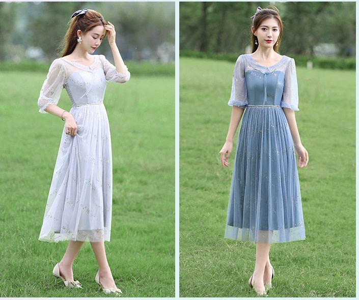 ชุดราตรีออกงานคลุมเข่า