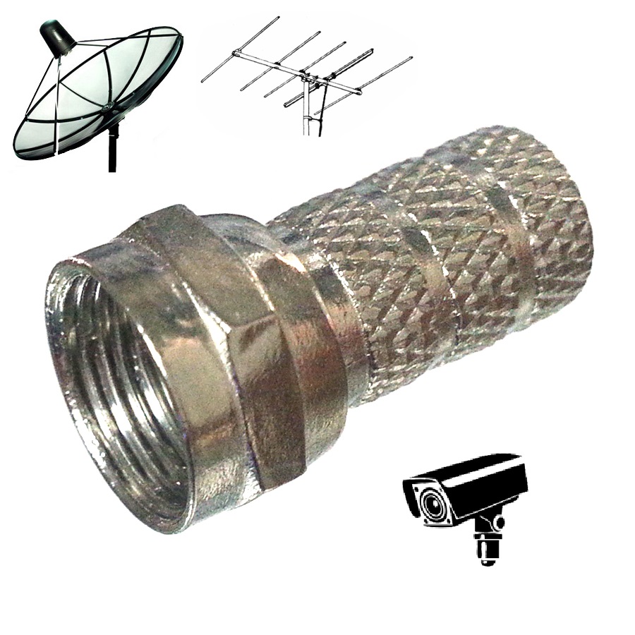 หัว CONNECTOR F-TYPE แบบเกลียว