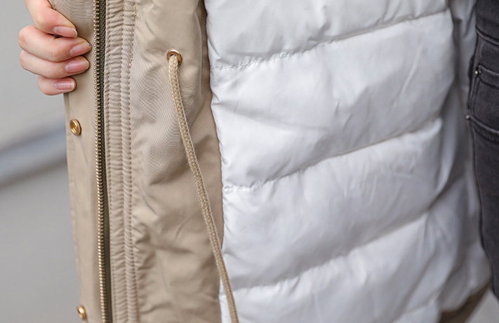 2324-0078 เสื้อกันหนาวไซส์ใหญ่ งานขนเป็ดนะคะ เฟอร์ถอดได้