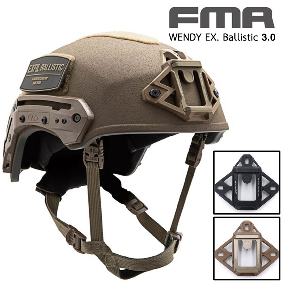 แป้นหน้าหมวก FMA รุ่น WENDY EX. Ballistic 3.0
