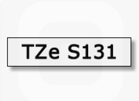 เทปพิมพ์อักษร TZE-S131