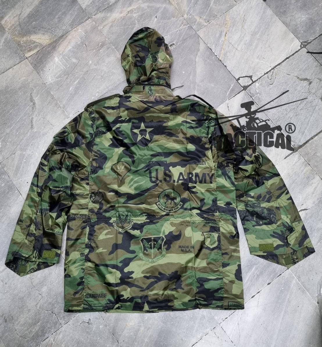 Jacket Field ผ้าร่ม ลายพราง