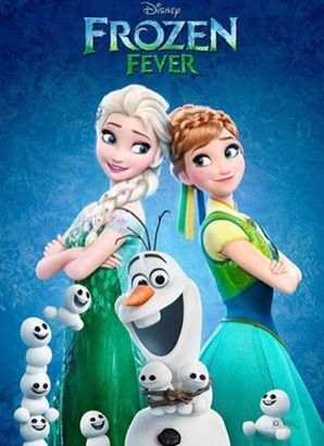 กระติกน้ำรุ่นเก็บอุณหภูมิ FROZEN Fever (โฟรเซน ฟีเวอร์) สีฟ้า ลายใหม่น่ารักมากๆๆ สามารถเก็บอุณหภูมิได้ทั้ง ร้อน และ เย็น