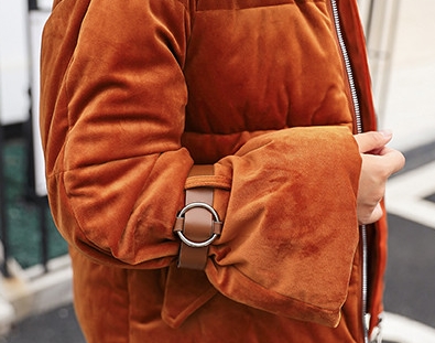 Pre-LD01 - Preเสื้อกันหนาว - ผ้าฝ้ายกำมะหยี่ บุนุ่น เฟอร์ถอดได้ สี : ชมพู / ดำ / คาราเมล / ครีมเบจ / เทาเข้ม / น้ำเงินเข้ม