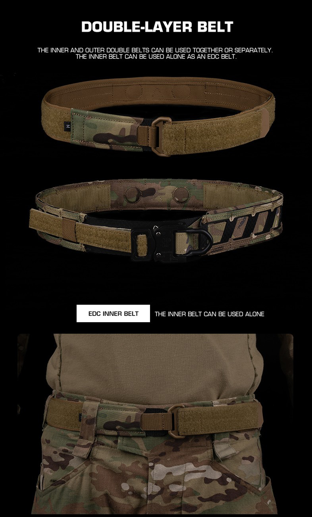 เข็มขัดแม่เหล็กยุทธวิธี 2 ชั้น (Magnetic Battle Belt)