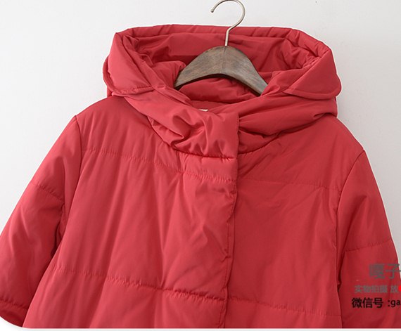 PreOrderคนอ้วน - เสื้อกันหนาวแฟชั่น ไซส์ใหญ่ คนอ้วน ผ้าฝ้ายบุนวม มีHood สี : เทา / ดำ / แดง