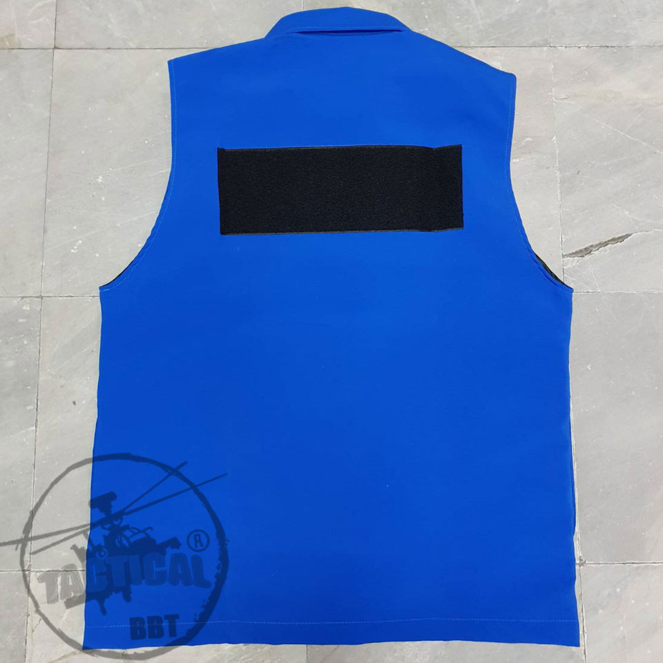 เสื้อกั๊กคอปก กรมการปกครอง น้ำเงินฟ้า ยี่ห้อ TACTICAL