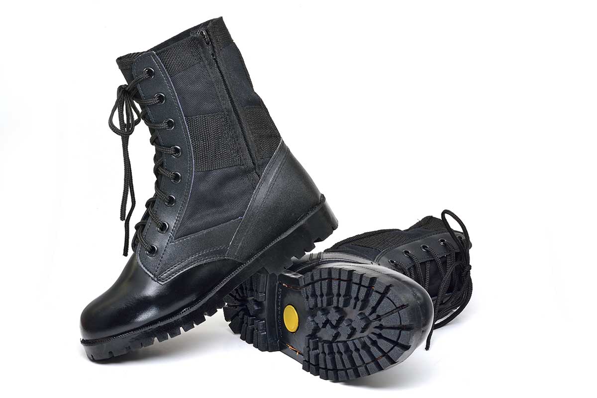 รองเท้าจังเกิ้ล หนังแท้ ซิป