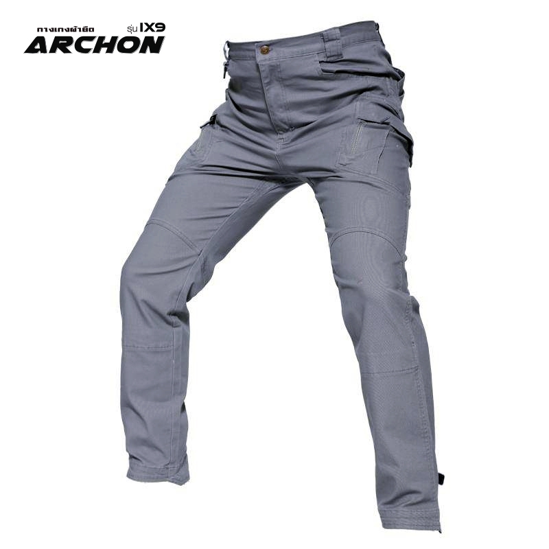 กางเกง Archon IX9 ผ้ายืด ไม่กันน้ำ (ดำ ทราย น้ำตาล เทา เขียว)