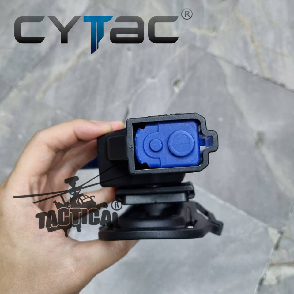 (งานแท้) ซองปืนปลดนิ้วโป้ง + เพลทลดต่ำ + รัดขา ยี่ห้อ Cytac