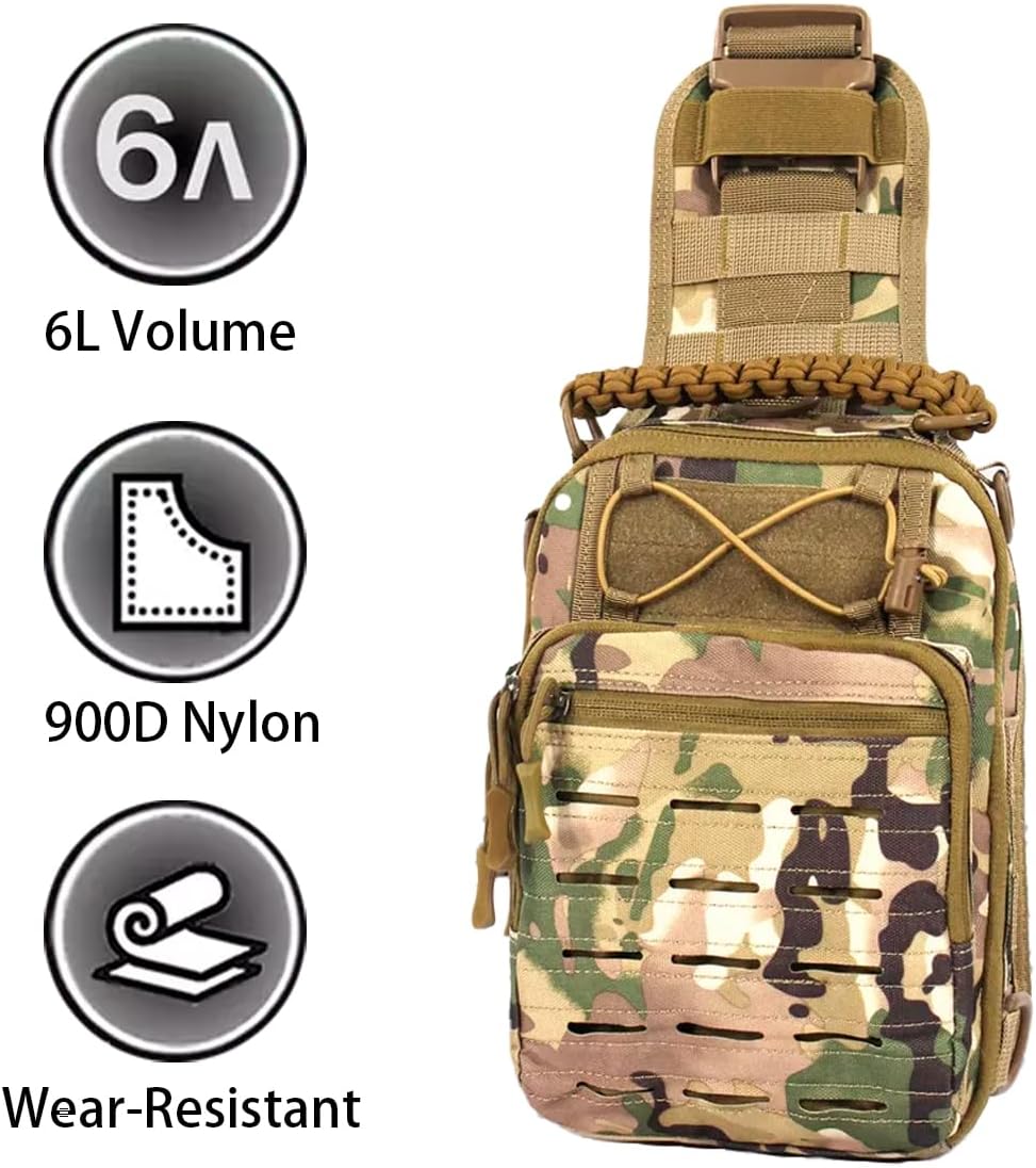 กระเป๋าสะพายเฉียงยุทธวิธี (Tactical Sling Bag)