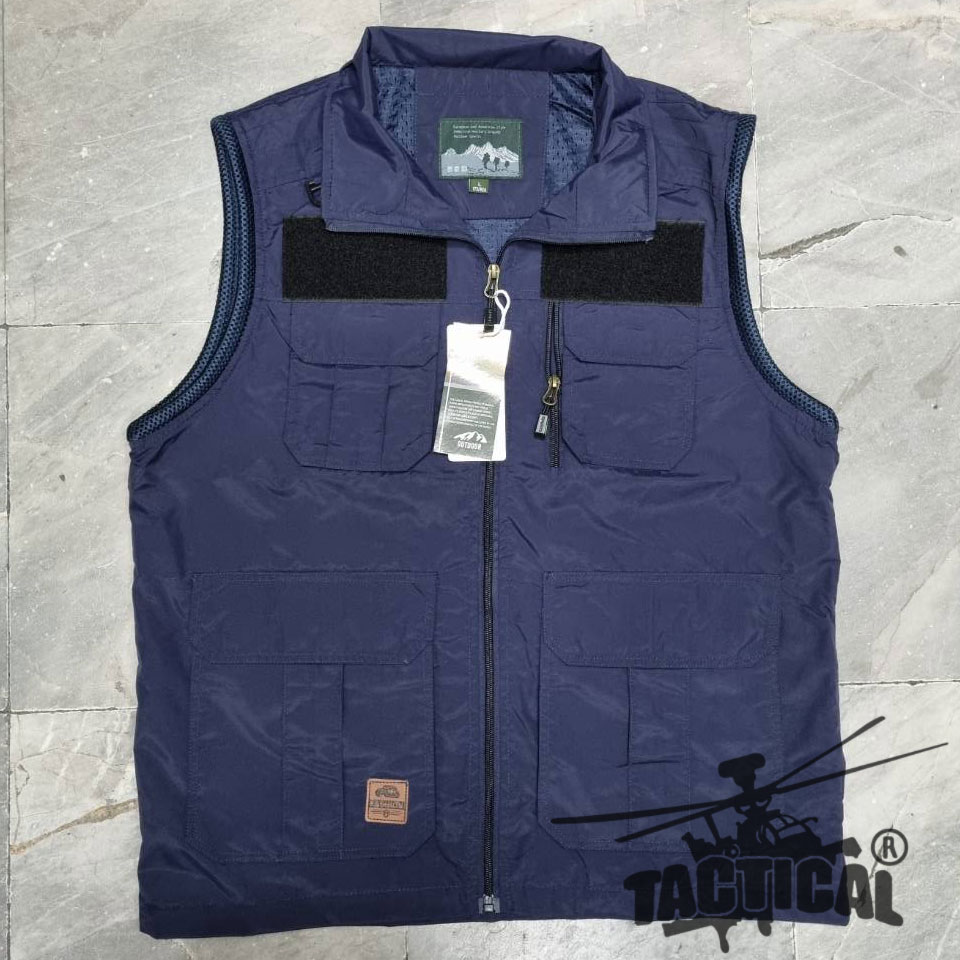 เสื้อกั๊กหน่วยงานราชการ กระเป๋าเยอะ ตีนตุ๊กแก (4 สี)