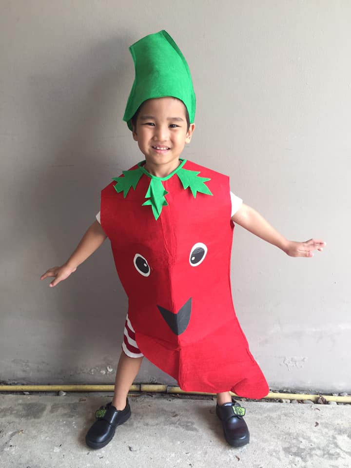 ชุดแฟนซีผักผลไม้สำหรับเด็ก