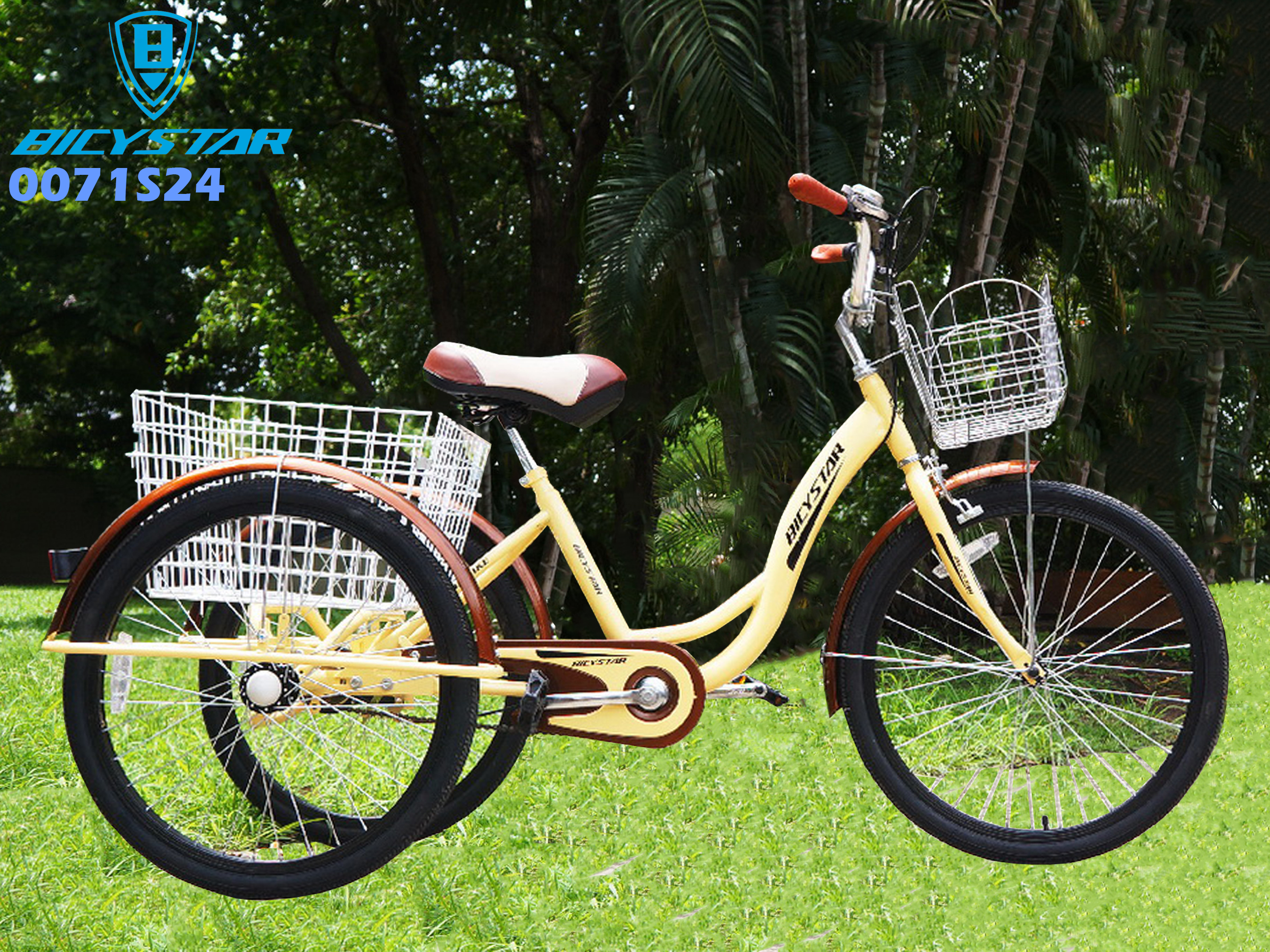 จักรยานแม่บ้าน3ล้อ BikeStar ล้อ 24 นิ้ว