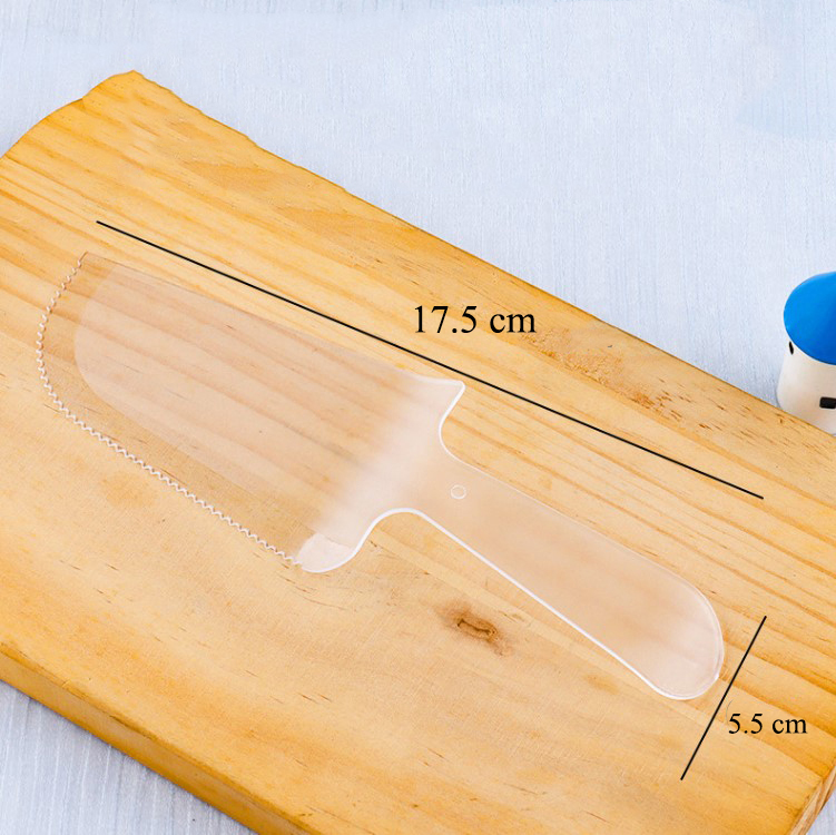 ที่ตัดเค้ก-ตักเค้ก ใส แพ็ค 50 ชิ้น (แพ็คแยกชิ้นทุกชิ้น)