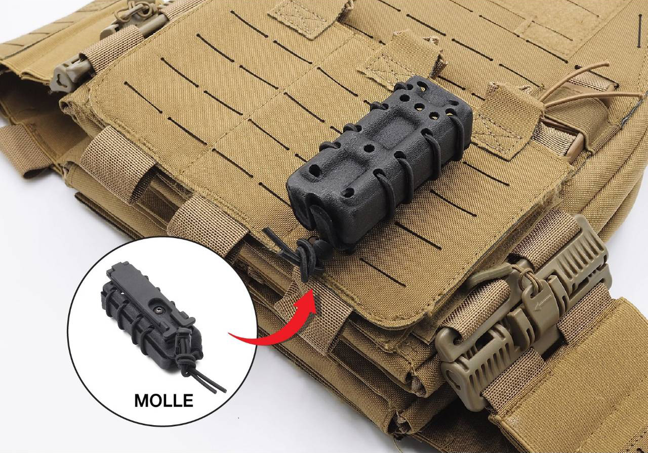 ซองแม็กกาซีน 9 มม. FMA ระบบล็อคแบบ Teklok / Molle / Belt Loop