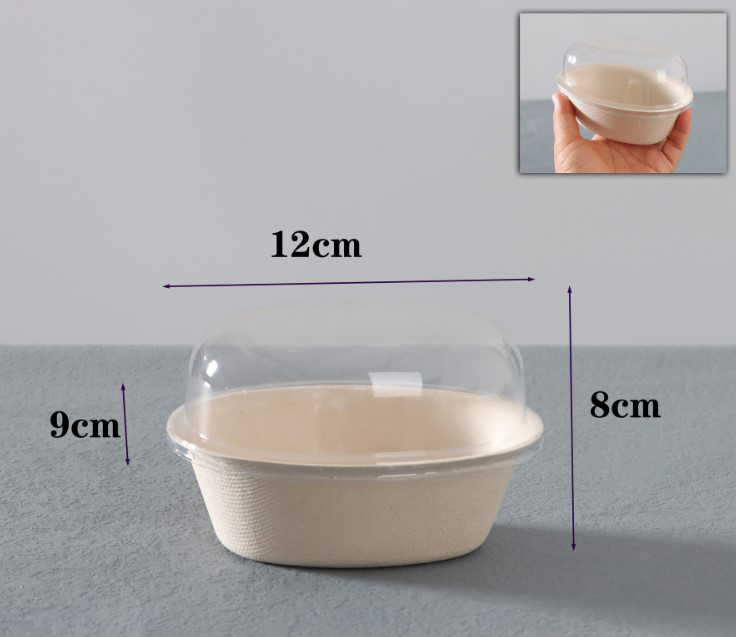 ถ้วยไอศครีม ของหวาน ขนาด 200 ml. ย่อยสลายได้ในธรรมชาติ (Biodegradable) แพ็ค 50 ชิ้น