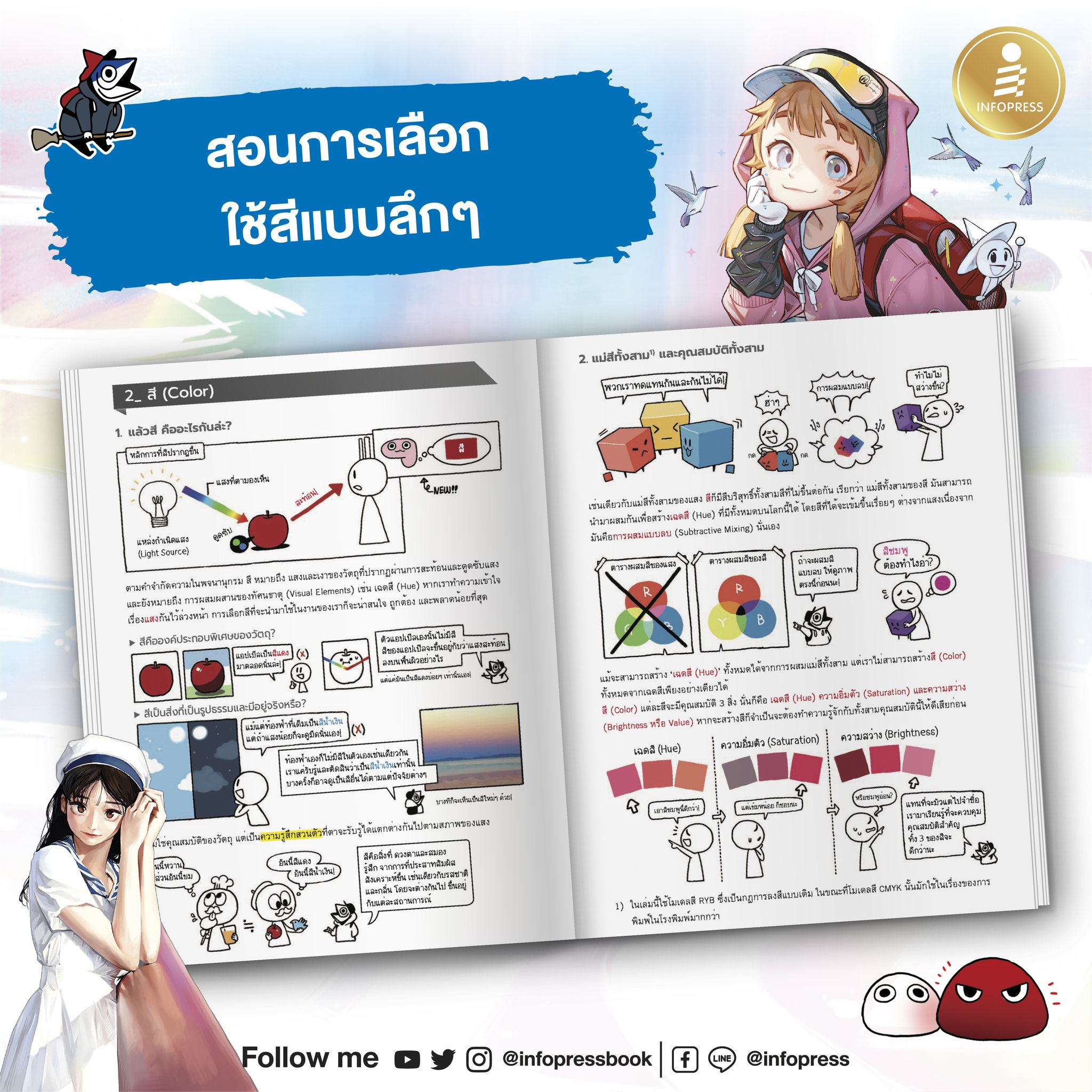 Drawing Comics Light & Color โดย อ.ไรโนทูน่า ภาษาไทยค่ะ