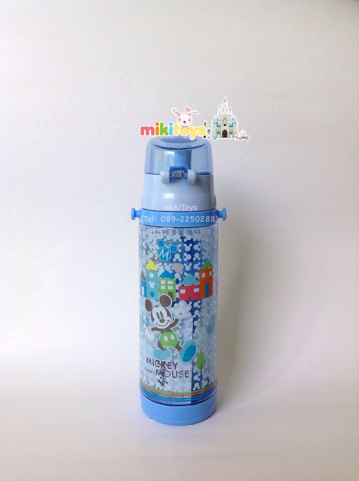 กระติกน้ำDisney แบบยกดื่ม รุ่นใบใหญ่จ้า^^ ขนาด650ml.*BPA Free ปลอดภัยค่ะ