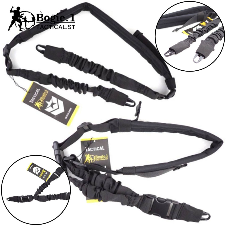 สายสะพายปืน ฟองน้ำรองบ่า Cordura มี 1 จุด กับ 2 จุด