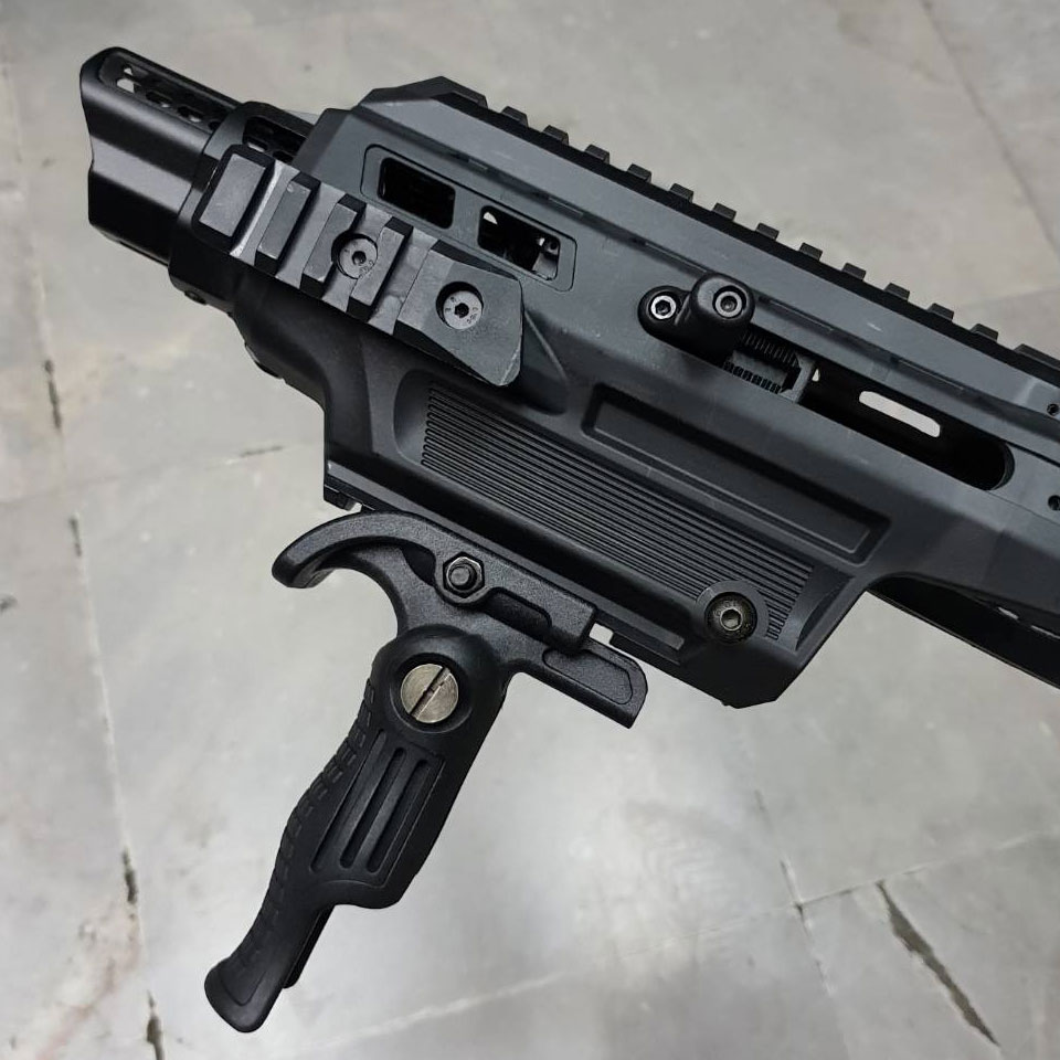 กริปมือหน้าพับติดปืน Glock / ชุดหน้าระบบ Picatinny