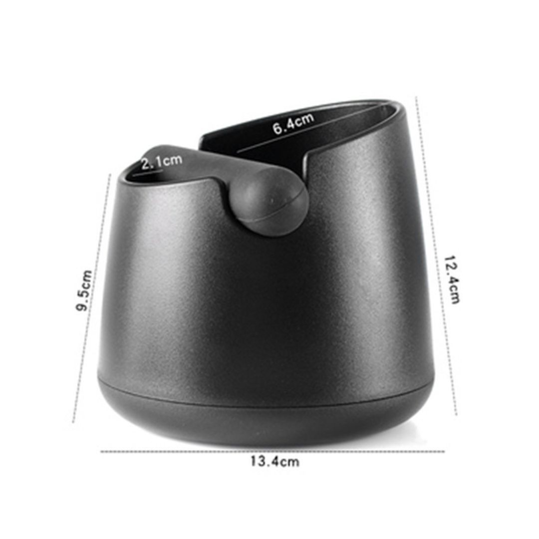 ที่เคาะกากกาแฟ ABS แบบกลม มินิ สูง 12.5 ซม. สีดำ รหัส 2438