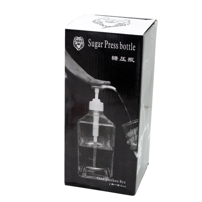 ขวดแก้วใส่น้ำเชื่อม หัวปั๊ม 1100 ml. 1610-392