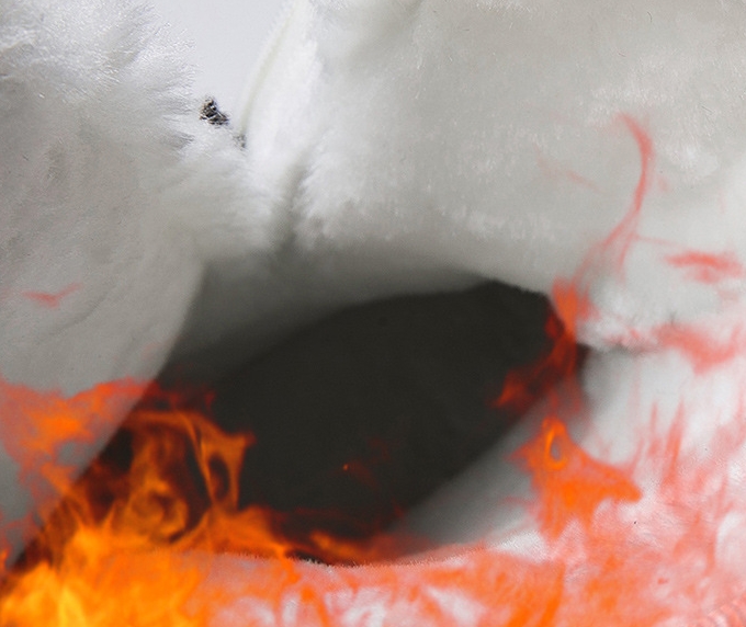 SW2324-0002 รองเท้ากันหนาว ญ. กันหิมะ บุขน กันน้ำ ลายพราง มีซิปข้าง