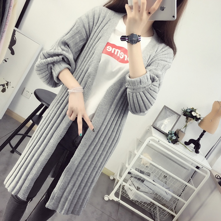 PreOrderคนอ้วน - เสื้อไหมพรมกันหนาวไซส์ใหญ่ ตัวยาวแขนโคมไฟ สี : เขียว / เทา / ดำ