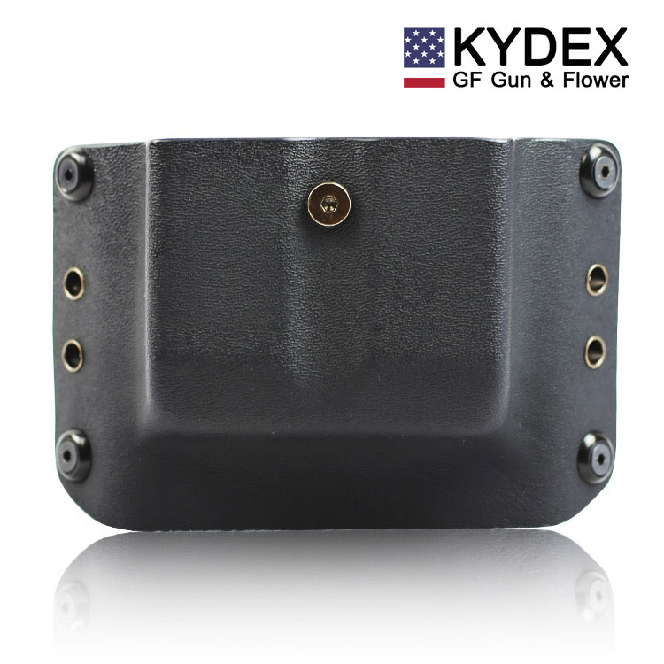 ซองแม็กคู่ Kydex พกนอก 9 มม. แถวคู่