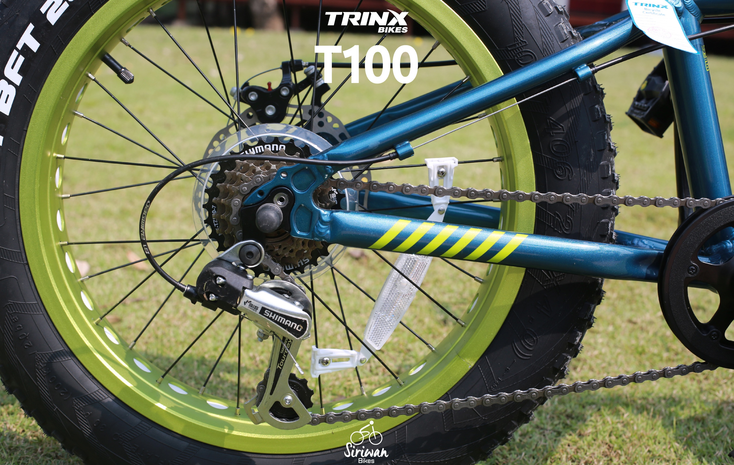 จักรยานเสือภูเขา TRINX T100 เฟรมอลูมิเนียม ล้อ 20 นิ้ว