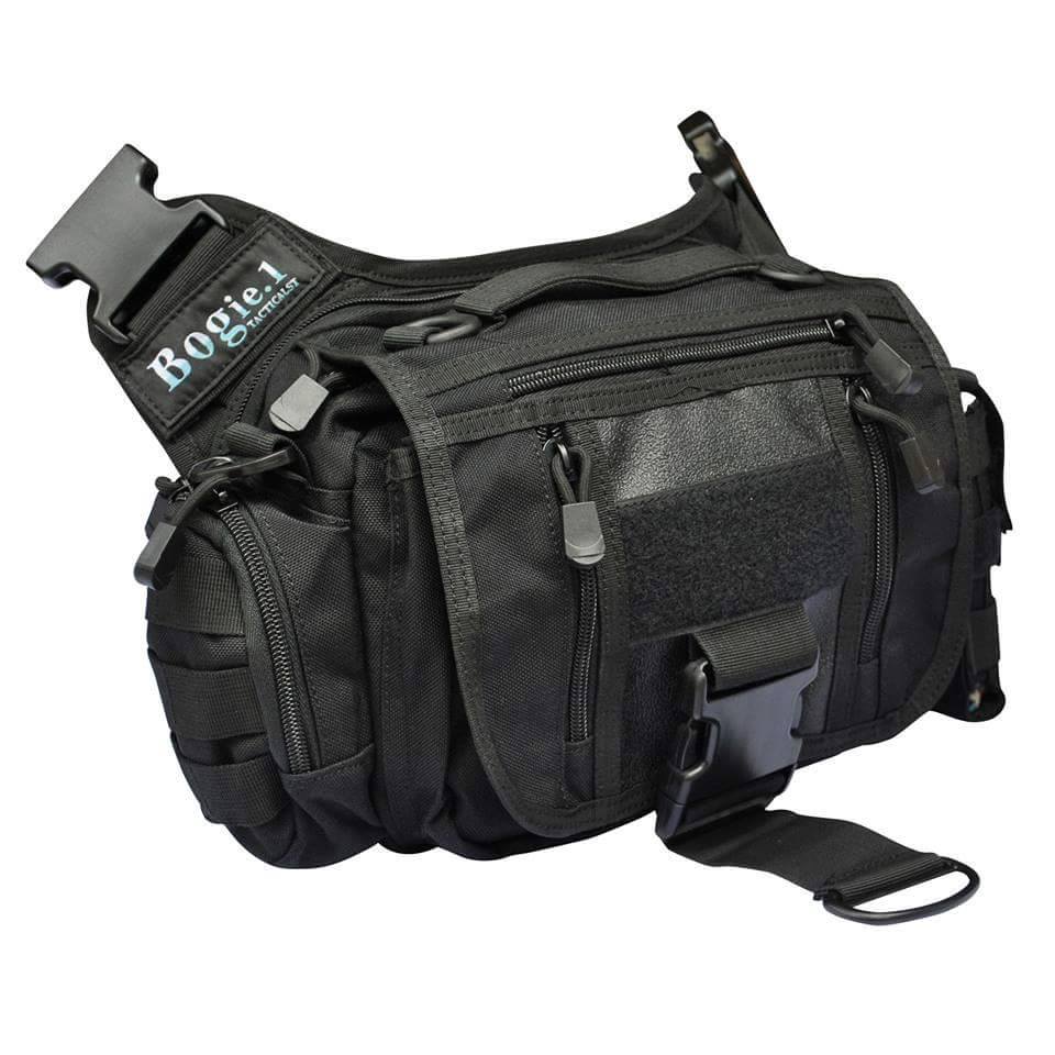 กระเป๋าปืนสะพายไหล่ สี่เหลี่ยมกลาง ผ้า Cordura