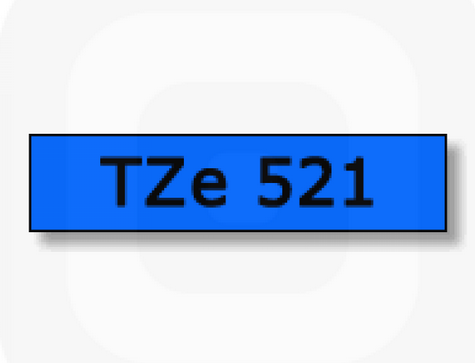 เทปพิมพ์อักษร TZE-521