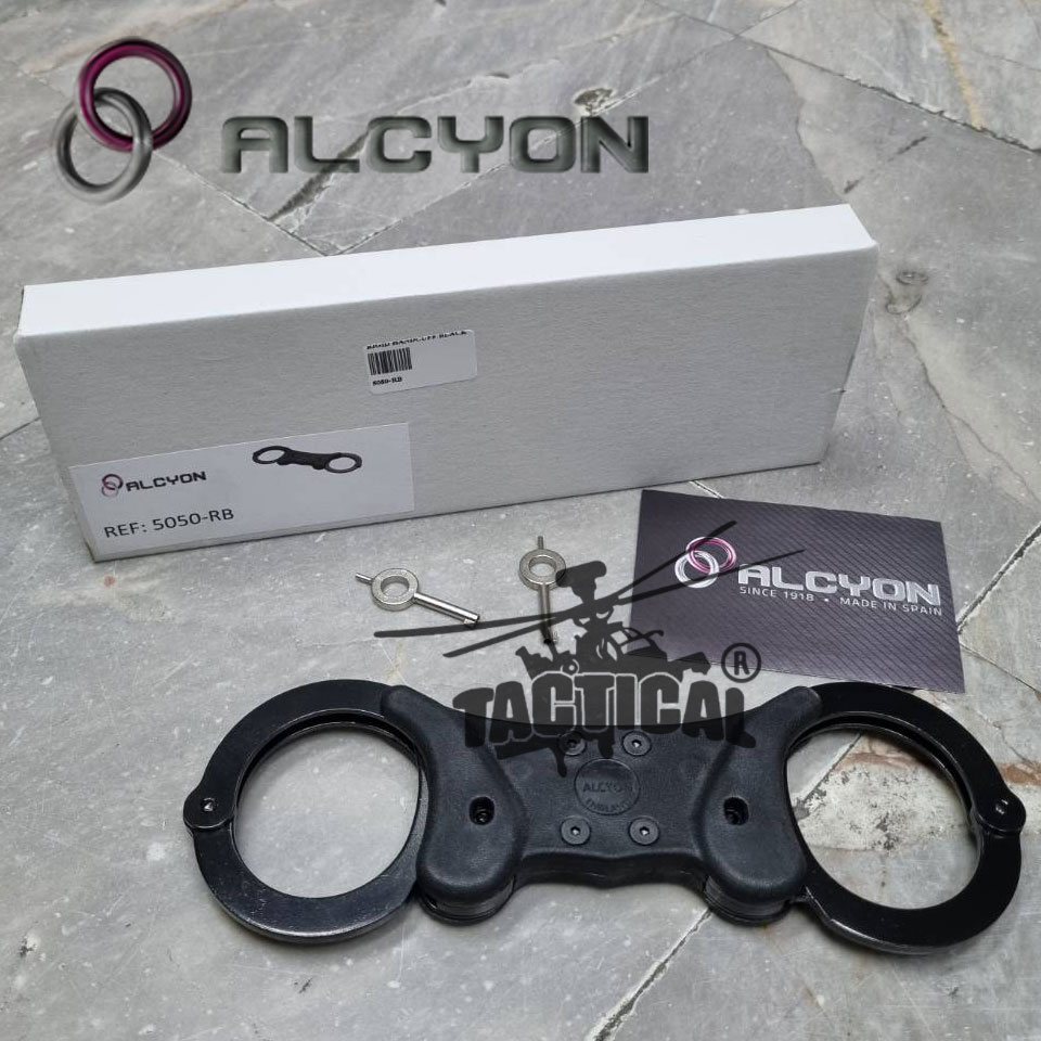 กุญแจมือแข็ง ยี่ห้อ Alcyon รุ่น Rigid (Made in Spain) มีซองผ้าขายแยก
