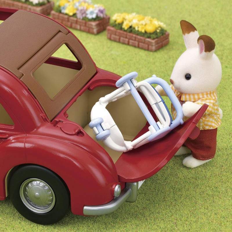 Sylvanian Families Cruising car ซิลวาเนียน แฟมิลี่ รถครอบครัวเปิดประทุน คันใหญ่สีแดง