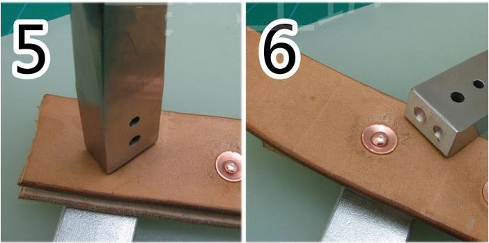 ที่ตอกหมุดทองแดง แบบสองหัวตอก สองหัวกด