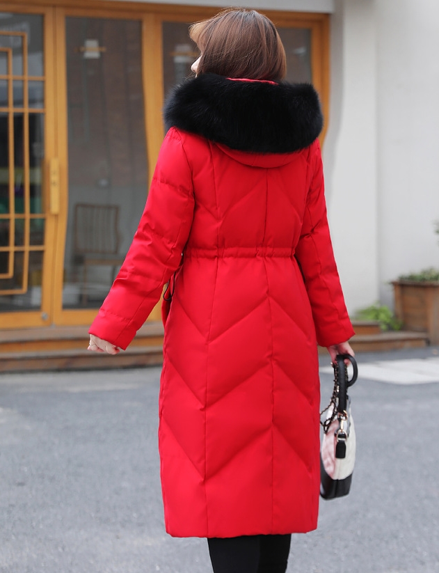 2324-0079 โค้ทยาวไซส์ใหญ่ ขนเป็ด เฟอร์ถอดได้ มีหลายสีนะคะ