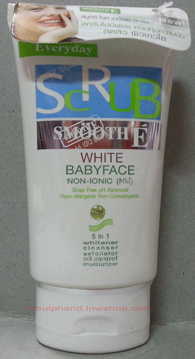 Smooth E White Baby Face Scrub Foam สมูทอีไวท์เบบี้เฟซสครับโฟม