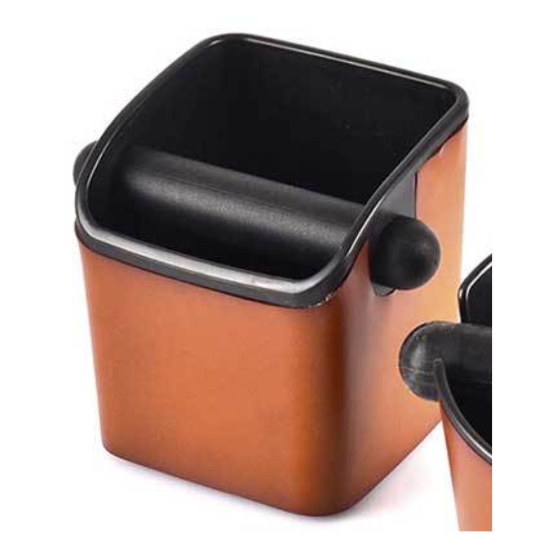 อ่างเคาะกากกาแฟ ซองหนังสีน้ำตาล CAFEMASY ทรงสี่เหลี่ยม มินิ รหัส 2440