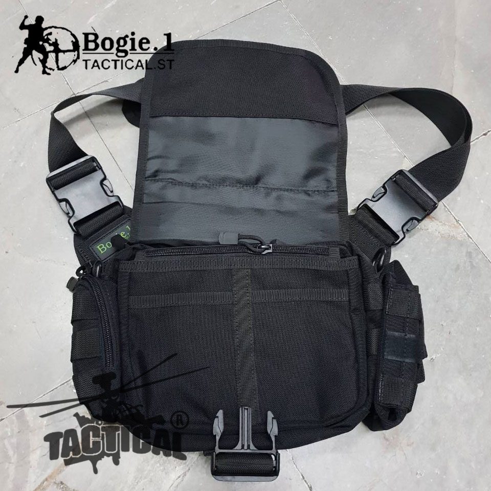 กระเป๋าปืนสะพายไหล่ สี่เหลี่ยมกลาง ผ้า Cordura