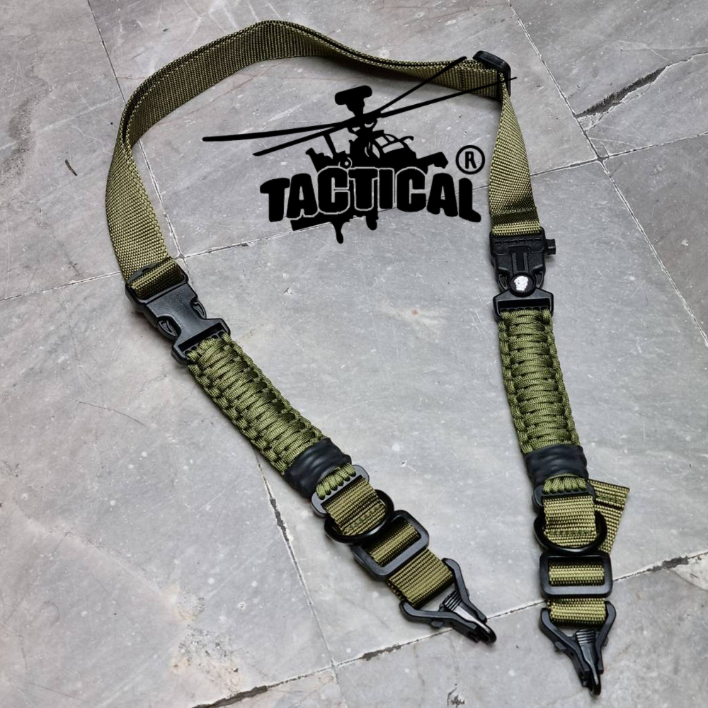 สายสะพายปืนเชือกพาราคอร์ด 2 จุด