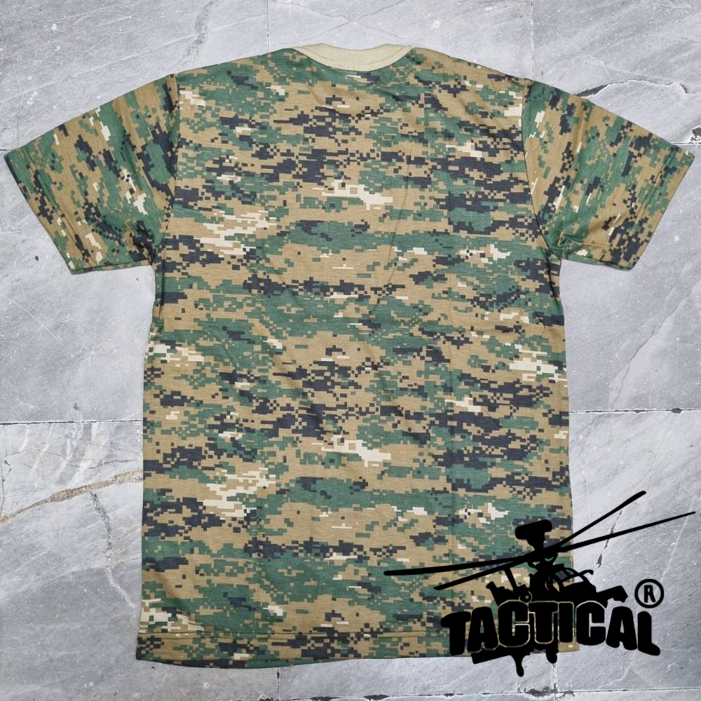 เสื้อยืดคอกลม แขนสั้น (ดต.อส พรางทรายอส. ดิจิตอลทบ. อื่นๆ)