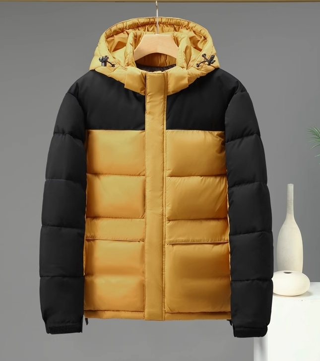 M2324-0009 แจ๊คเก็ตไซส์ใหญ่ของผู้ชาย ยาวกำลังดี มีHood