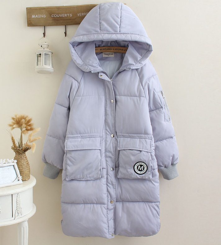 PreOrderเสื้อผ้าคนอ้วน - เสื้อกันหนาวไซส์ใหญ่ บุนวม ซิบหน้า มีHood สี : ดำ / เทาอ่อน