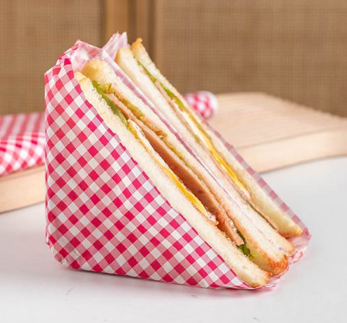 กระดาษห่ออาหาร (แพ็ค 50 ชิ้น) Food Grade