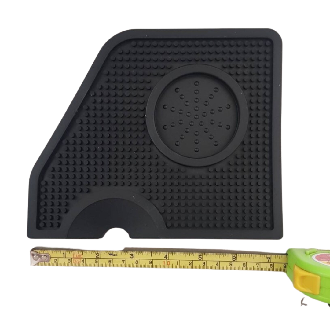 ยางรองแทมเปอร์ ทรงคางหมู สีดำ รหัส 1848