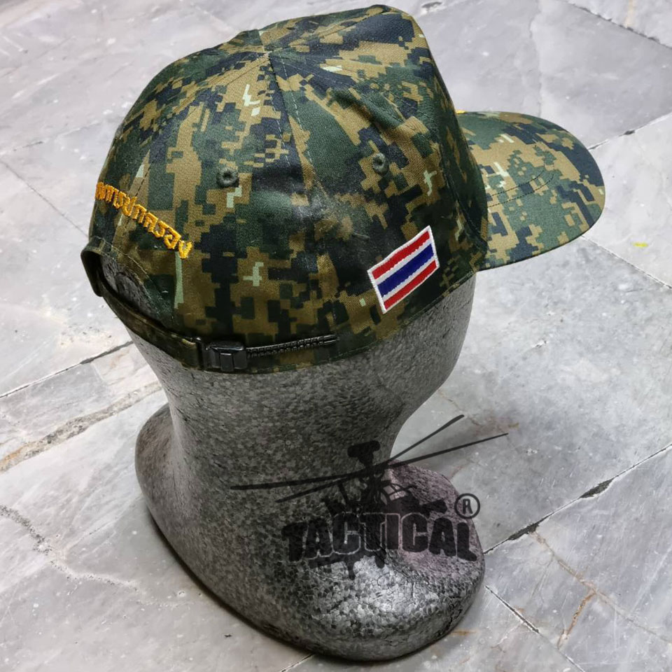 หมวกแก๊ป ดต.อส. กรมการปกครอง ระเบียบใหม่ ซิปหลัง