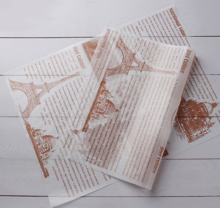 กระดาษไขรอง-ห่ออาหาร ขนาด 28x38 ซม. แพ็ค 50-100 ชิ้น