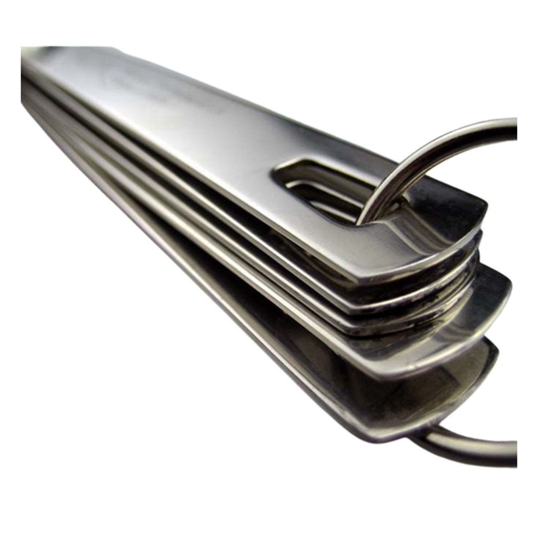 ชุดช้อนตวงเครื่องปรุงรส สแตนเลส 5 ชิ้น รหัส 1620